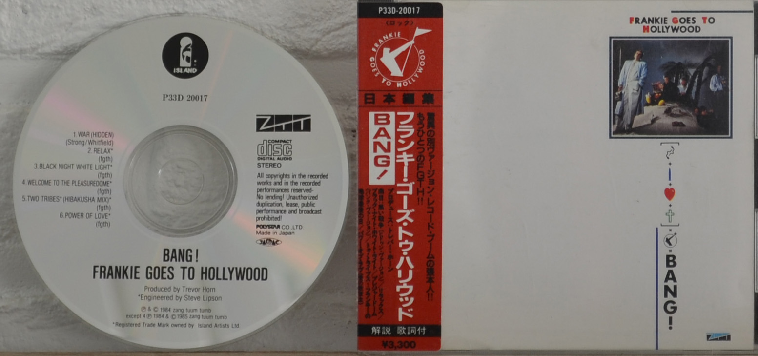 Bang, Japan CD